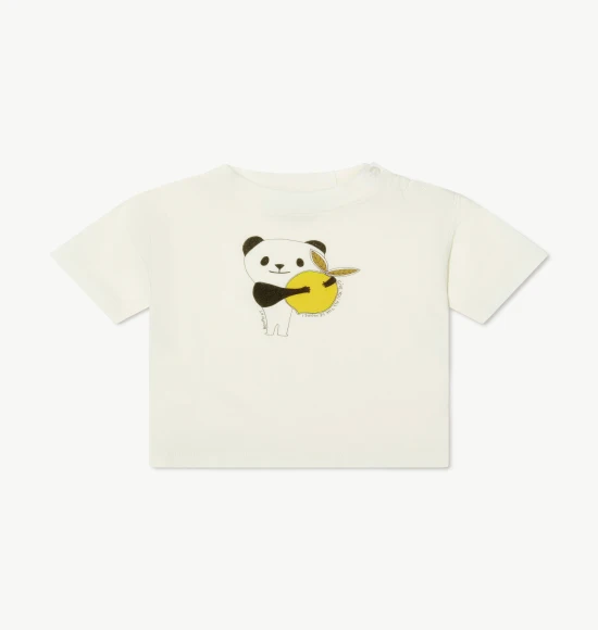 Baby Girls Panda T-Shirt màu trắng