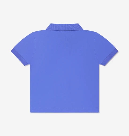 Boys Milano Logo Polo Shirt màu xanh lam